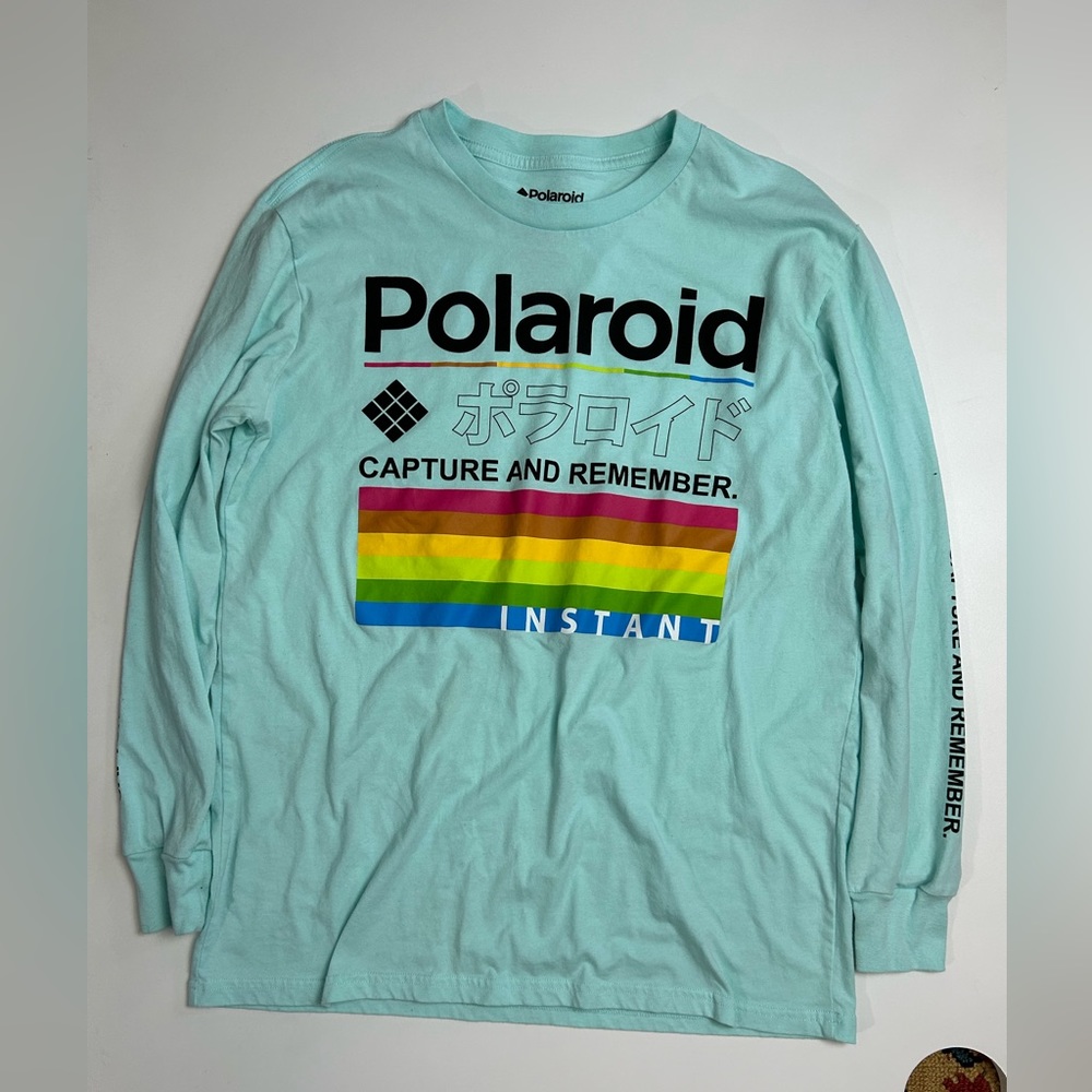 Polaroid Men’s Long-Sleeve Graphic T-Shirt